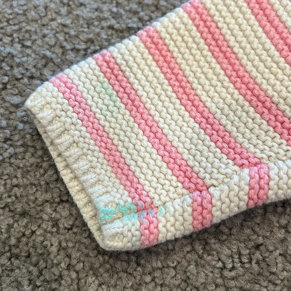 Baby Gap Pink Striped Sweater, 6-12 months - Picture 4 of 5